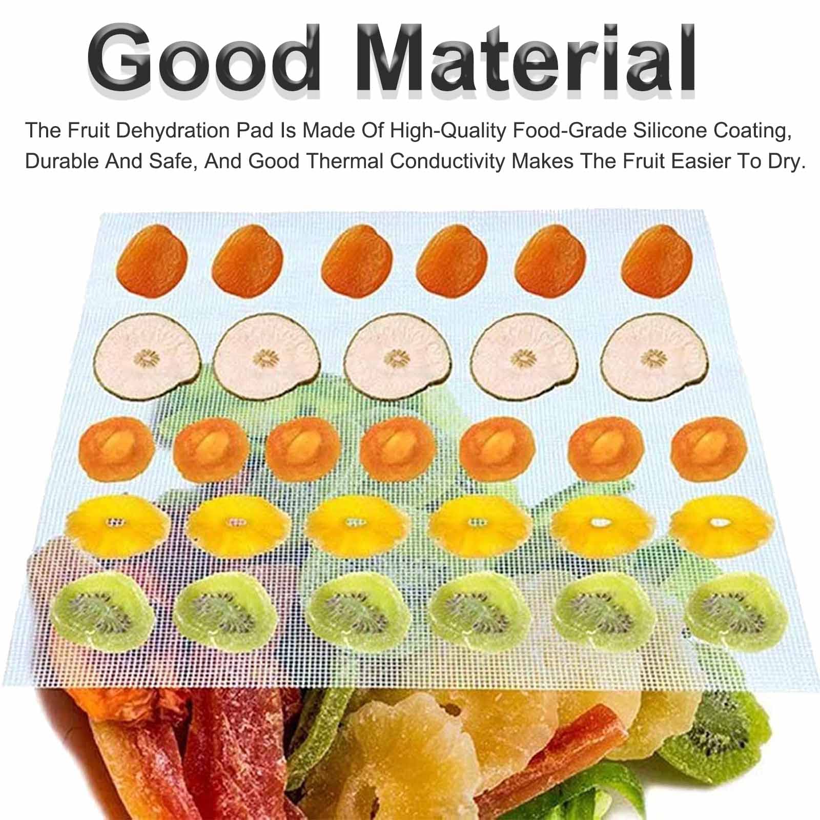 Silikon Dehydrator Blätter Antihaft - Wiederverwendbar Für Dörrautomat