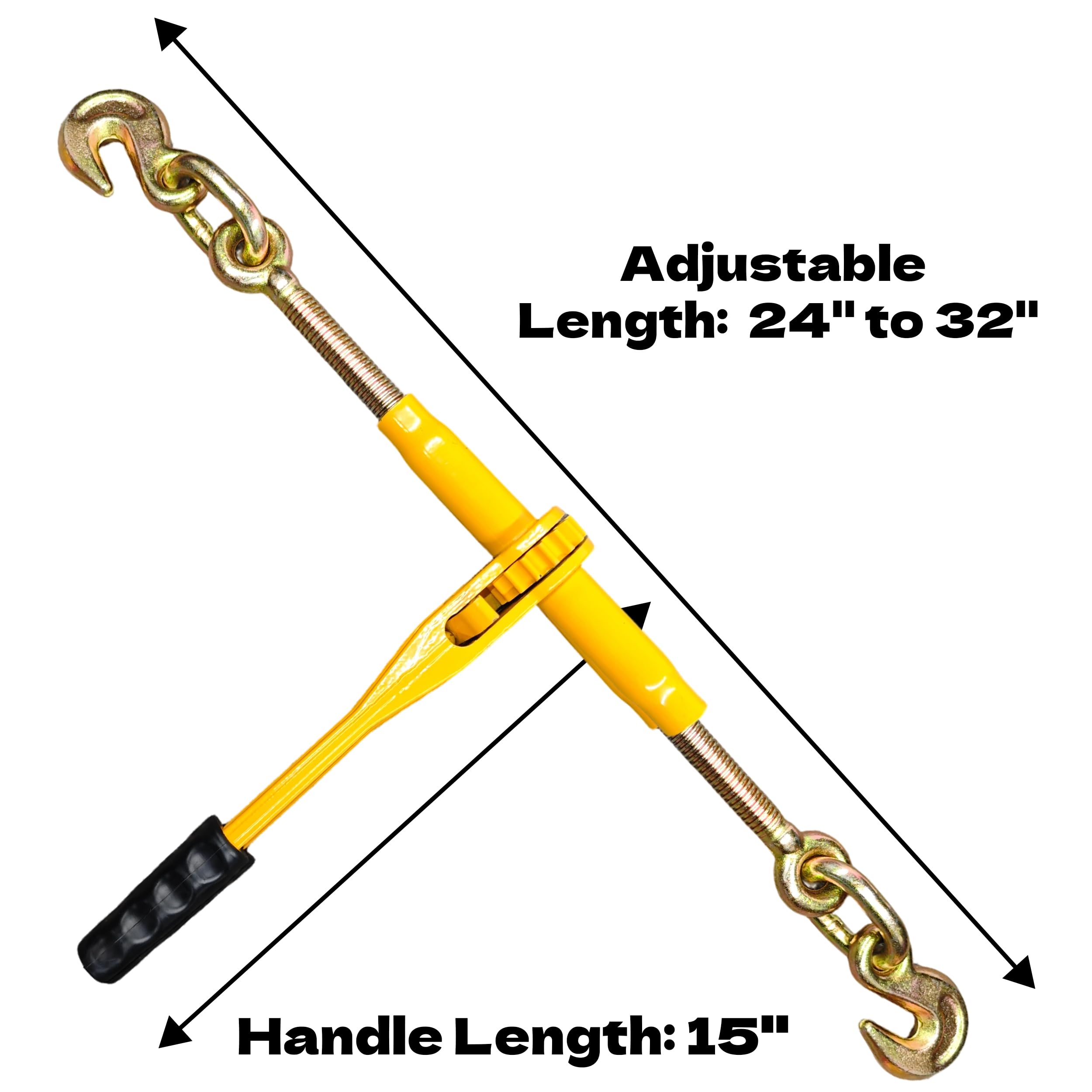 Heavy Duty Chain Binders - 4 Pack, 9200 Lbs WLL -5