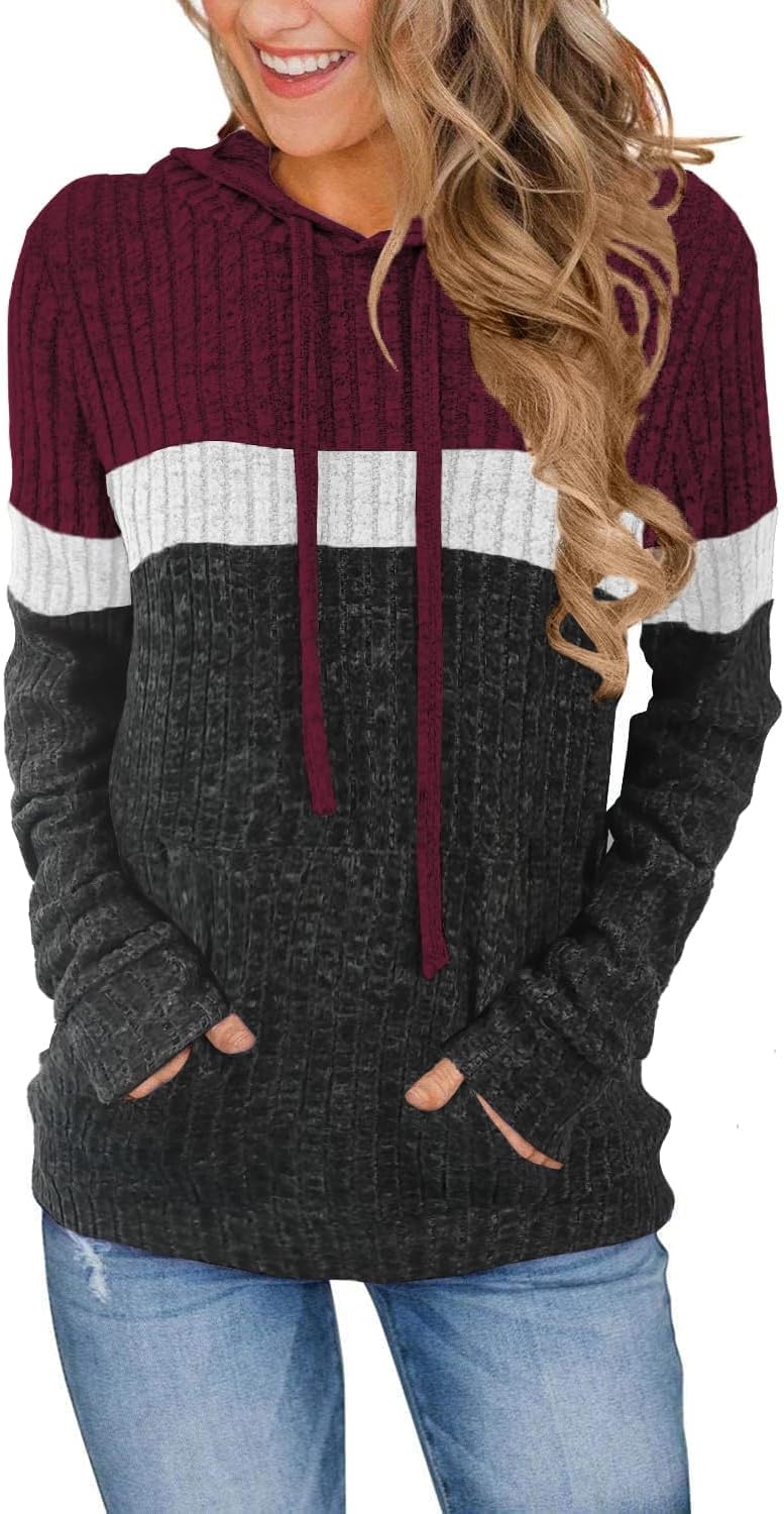 Cuptacc Pullover Damen Herbst Essentials Hoodie Damen Kapuzenpullover Casual Sweatshirts Elegant Langarmshirt