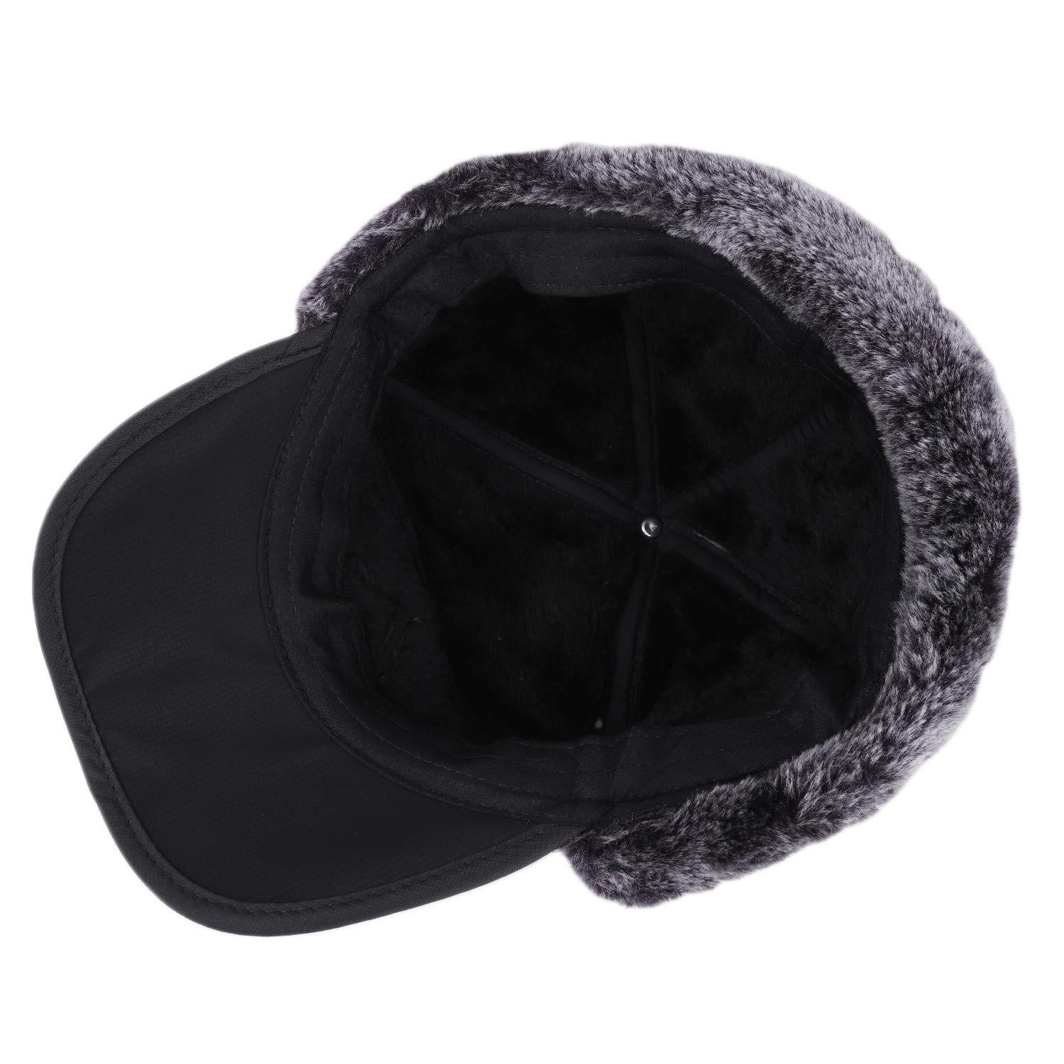 Winter Trapper Trooper Hat Hunting Hats Thermal Russian Ushanka Cap Faux Fur Earflap Skiing Hat Windproof Snow Hat