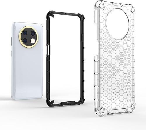 Miniatura 3 de Funda compatible con Huawei nova Y91 4G, compatible con Huawei nova Y91 4G STG-LX1 STG-LX2 funda 2 en 1 para teléfono, color negro