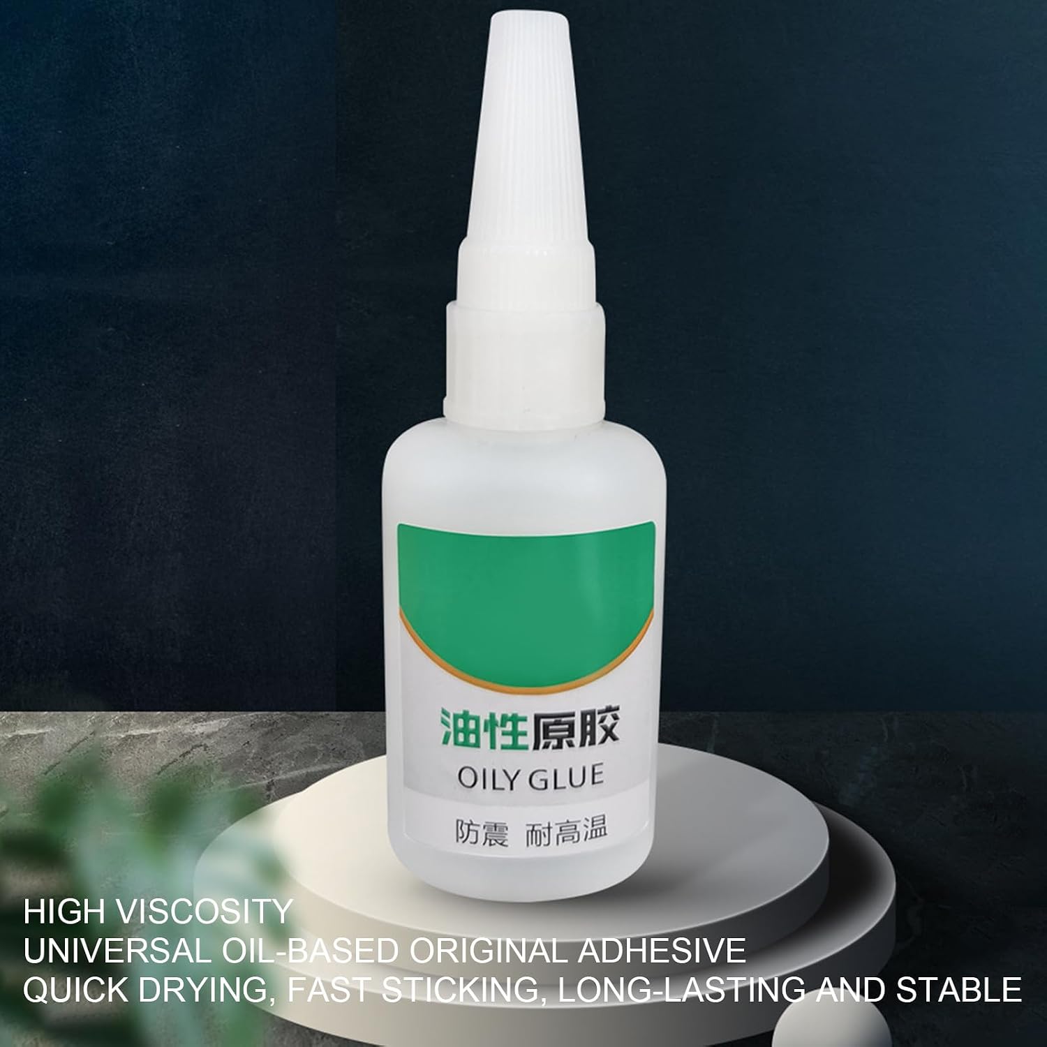 Oily Glue,Universal - High Viscosity and Fast Sticking Weld Glue Instant Drying for Ceramics, Wood, Leather, Metal