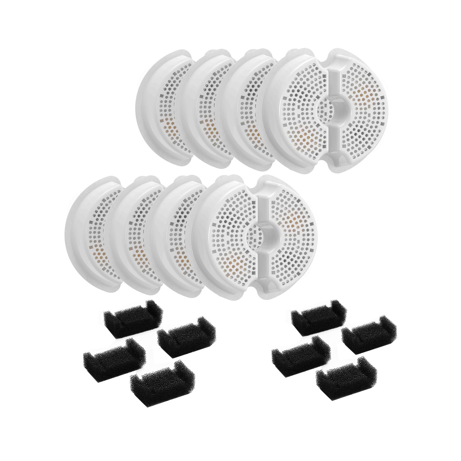 8 Pack Filter with Sponge for 67oz/2l Cat Water Fountain Replacement Filter Compatible with AONBOY,iPettie & Wonder Creature Pet Fountain NEUCOMBBT