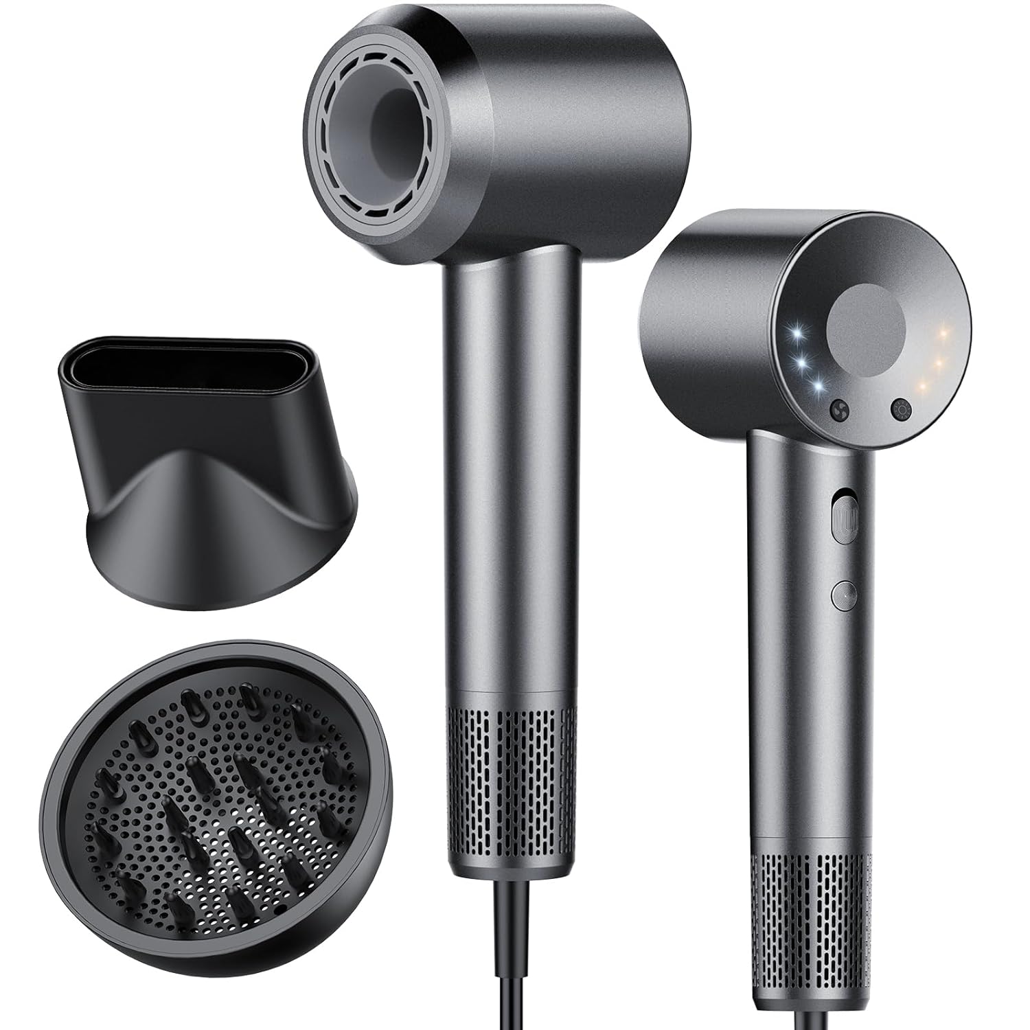 aowoka Hair Dryer Higher Speed Professional High Speed Ionic Blow Dryer 500 Million Negative Ions Heat-Control 59dB Noise