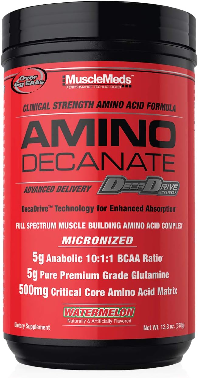 MuscleMeds Amino Decanate Watermelon, 378 g