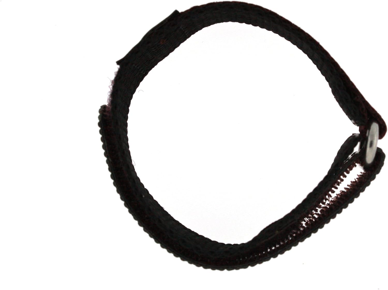 Tech Swiss Watch Band Nylon One Piece Wrap Sport Strap Brown Adjustable Velcro 20 millimeter