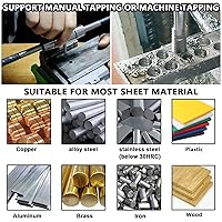 Vista 4 de ATOPLEE Grifo de rosca métrica M12x1.5, M2 HSS 6542 Rosca derecha (M12x1.5)