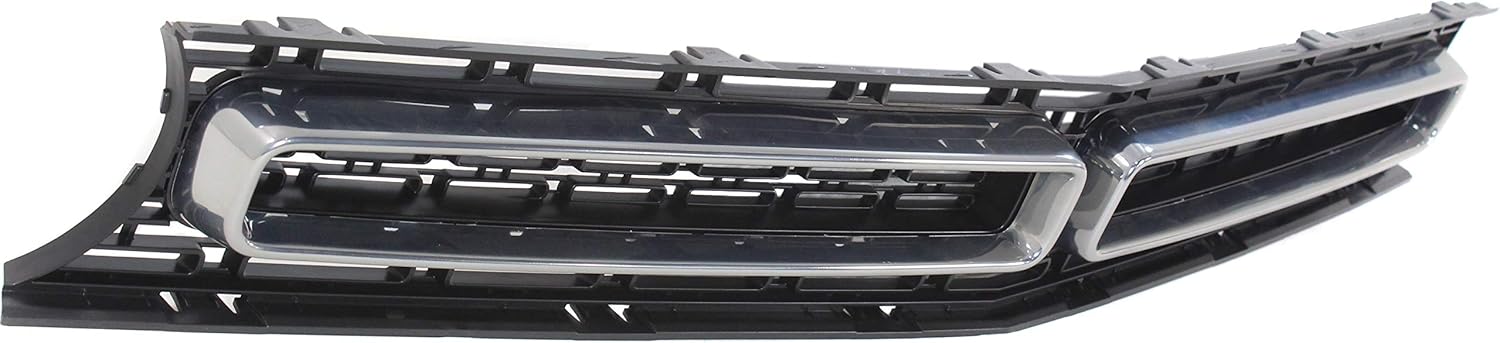 Garage-Pro Grille Assembly Compatible with Dodge Challenger 2015-2017 Textured with Chrome Molding GT/R/T/R/T Plus/R/T 392/SXT/SXT Plus Models