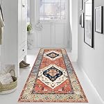 Hallway Runner Rug 2'x6'Washable, Non Slip, | Water Absorbent, Soft Throw, Indoor Entrance Floor Mat