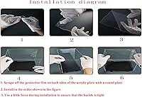 Vista 1 de Clear Acrylic Display Case Box ，Versatile Collectibles Display Dustproof Showcase with Thickening Base，for Display Figures Collectibles