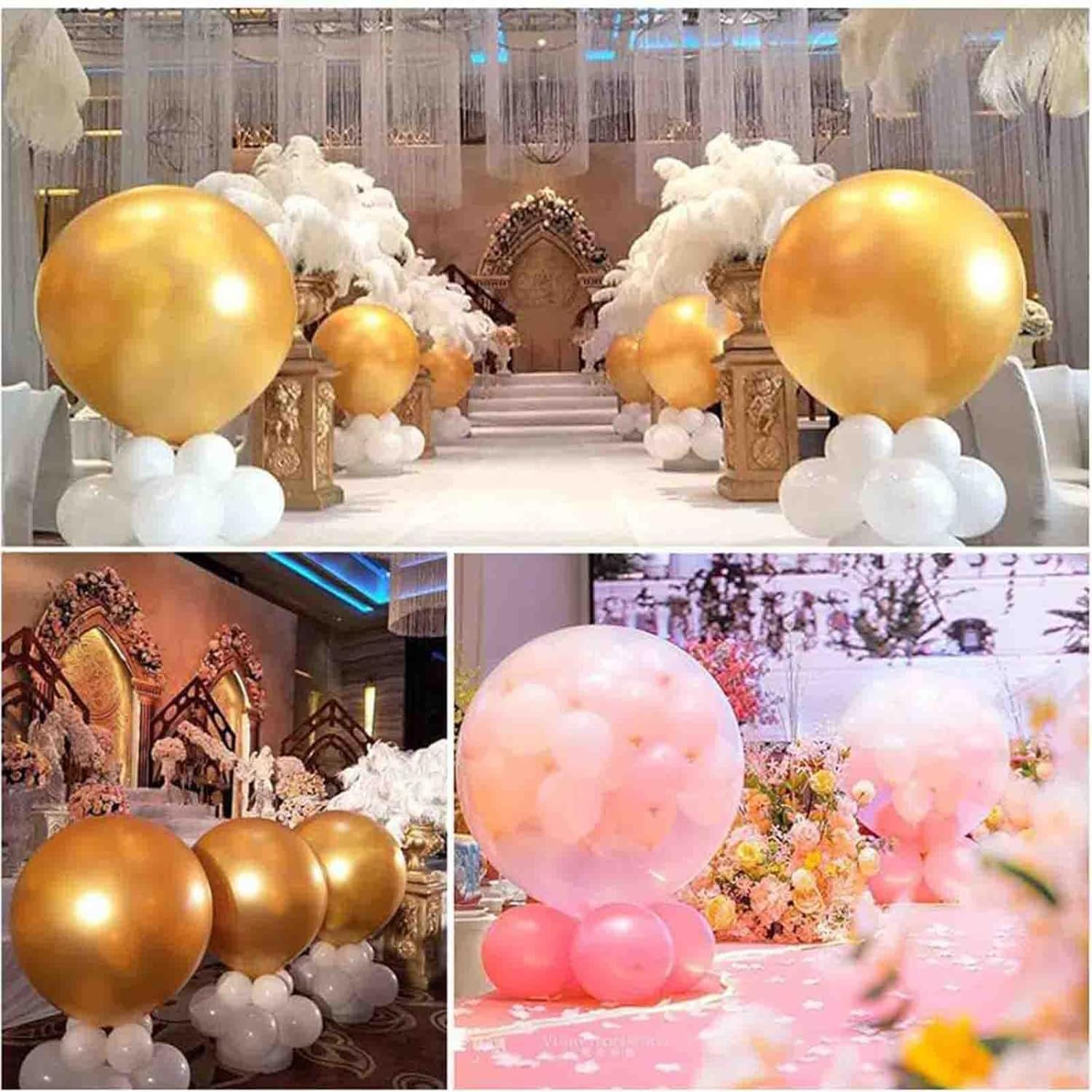 New Balloon Stuffer kit, Balloon Stuffing Tool, Large Balloon Stuffing Machine with Balloons for Balloon Rose Bouquet Wedding Christmas Birthday Party (Balloon Stuffer kit-A)