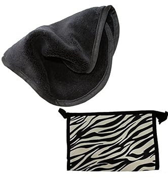 Makeup Remover - Facial Cleansing Cloth - Chemical Free - Natural Makeup Remover-Works with Warm Water - Waterproof Mascara Remover - Perfect for Sensitive Skin Silver