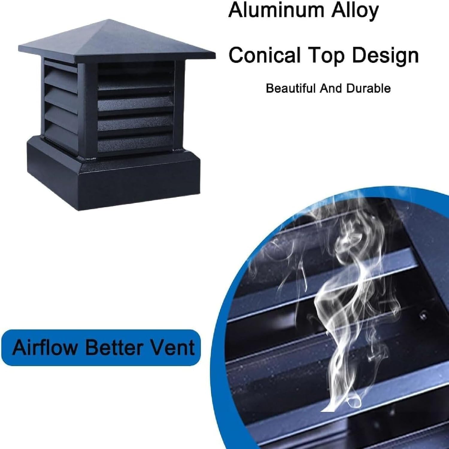 Fireplace Chimney Caps for Outside,Chimney Flue Cover Rain Cap,Roof Rain Guard Top Protector