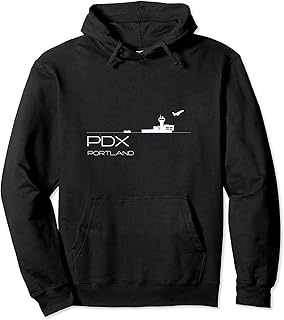 Portland Airport Code Souvenir Gift PDX Pullover Hoodie