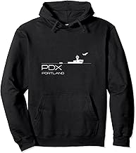 Portland Airport Code Souvenir Gift PDX Pullover Hoodie