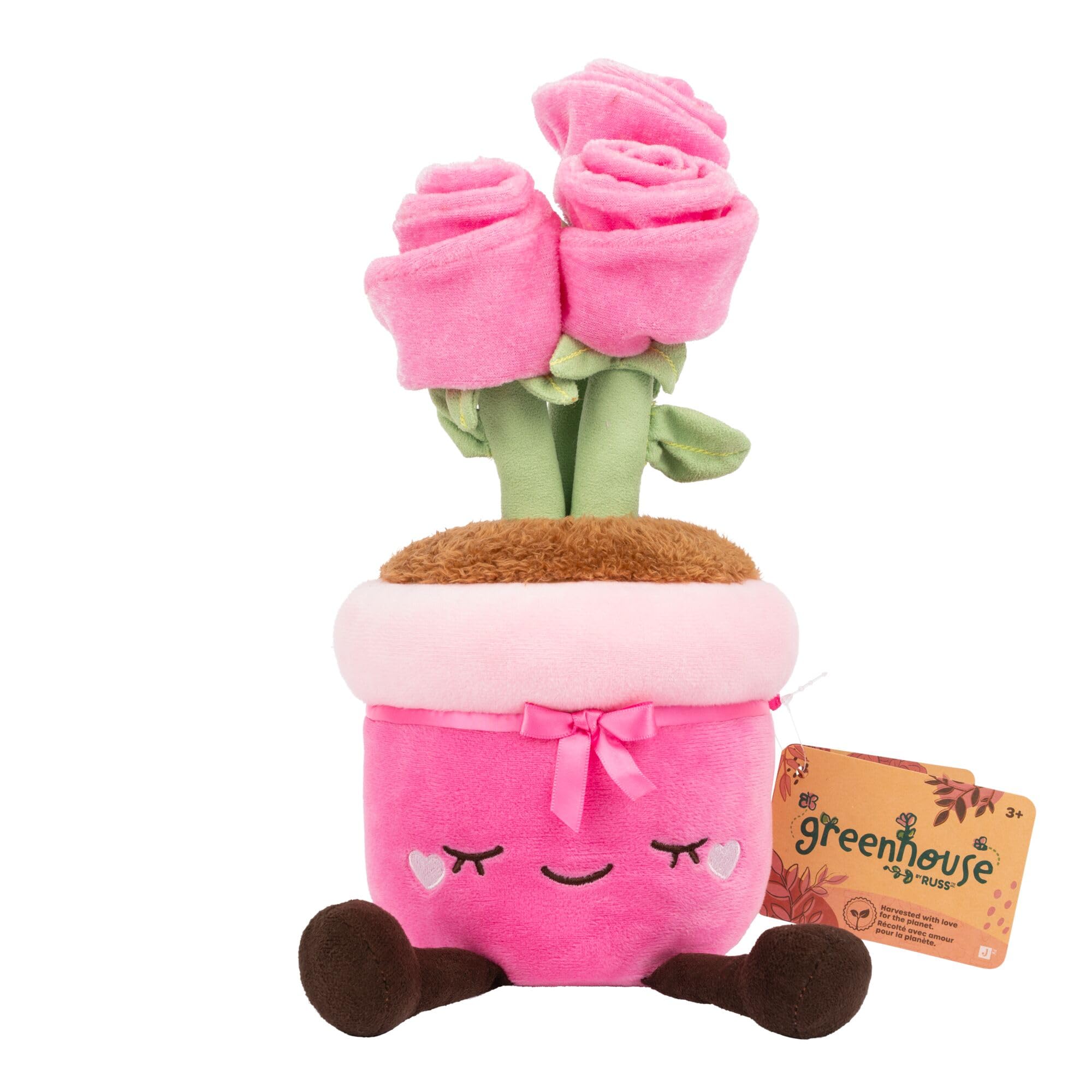 Greenhouse by Russ 12-Inch Roses Plush - Seasonal Official Jazwares Plush - Ages 3+