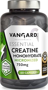 Creatine Monohydrate Capsules, Unflavoured, 60 Capsules