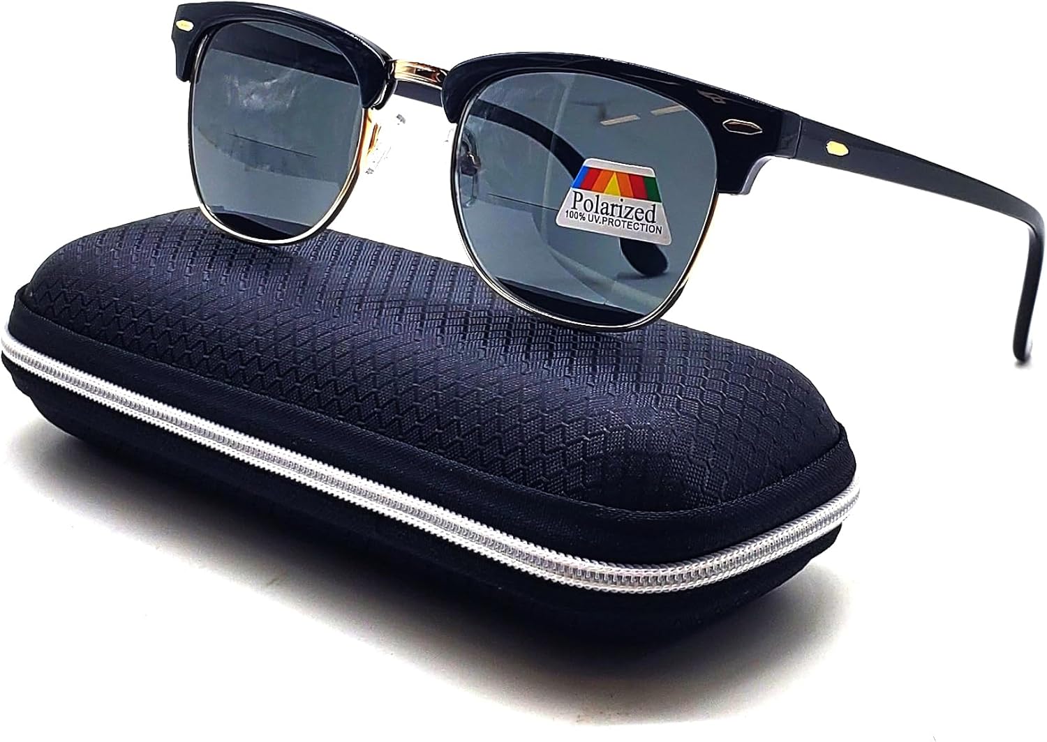 Polarized & Bifocal Sunglasses for Men Women Classic Metal Wire Sun Reader Eyeglasses Outdoor UV100