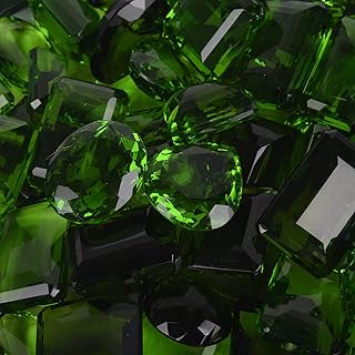 GEMHUB Attractive Light Green Amethyst 200.00 Ct Lot of 4 Pcs Mix Shape Light Green Amethyst Loose Gemstones Lot for Jewelry Making