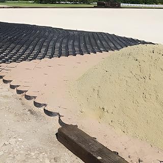 Driveway Gravel Grid Mat, Heavy Duty Ground Grids Stabilizer for Outdoor Parking Lots Garden Walkways, Honeycomb Permeable Pavers Geogrid (Color : WxL, Size : 200cm x 600cm (79inX236in))