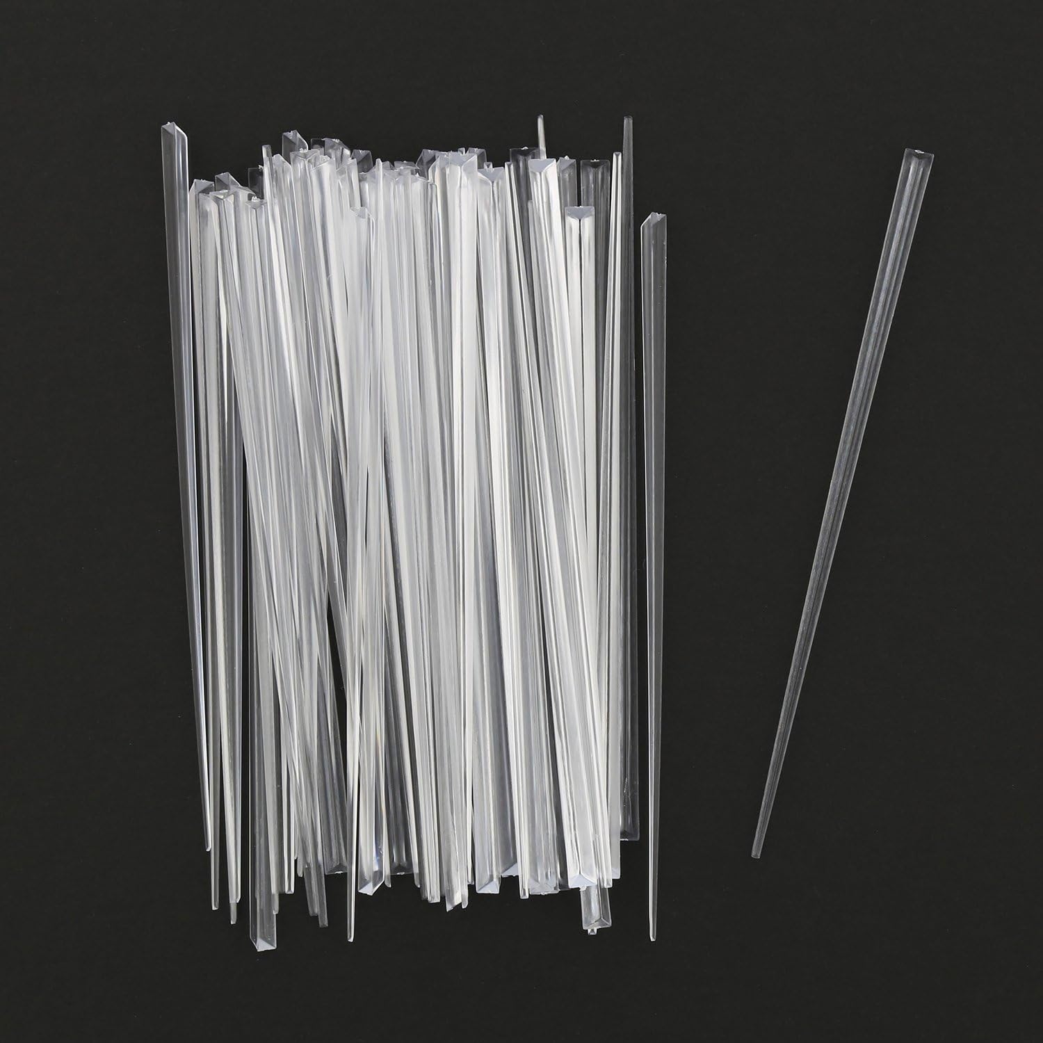 Royal 6 Inch Clear Prism Pick, Case of 2500