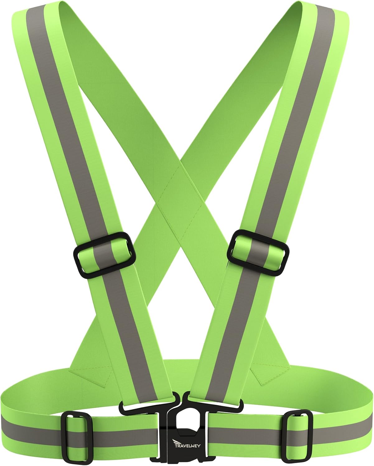 Travelwey Safety Gear Reflective Vest High Visibility Day and Night for All Outdoor Activities …