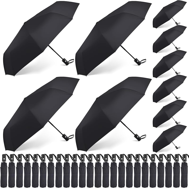 Windproof Travel Compact Umbrellas Bulk Wind Resistant Folding Auto Open and Close Rain Automatic Travel Collapsible Portable Umbrellas for Men and Women Gifts 4 Colors