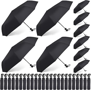Amylove Windproof Travel Compact Umbrellas Bulk Wind Resistant Folding Auto Open and Close Rain Automatic Travel Collapsible Portable Umbrellas for Men and Women Gifts 4 Colors