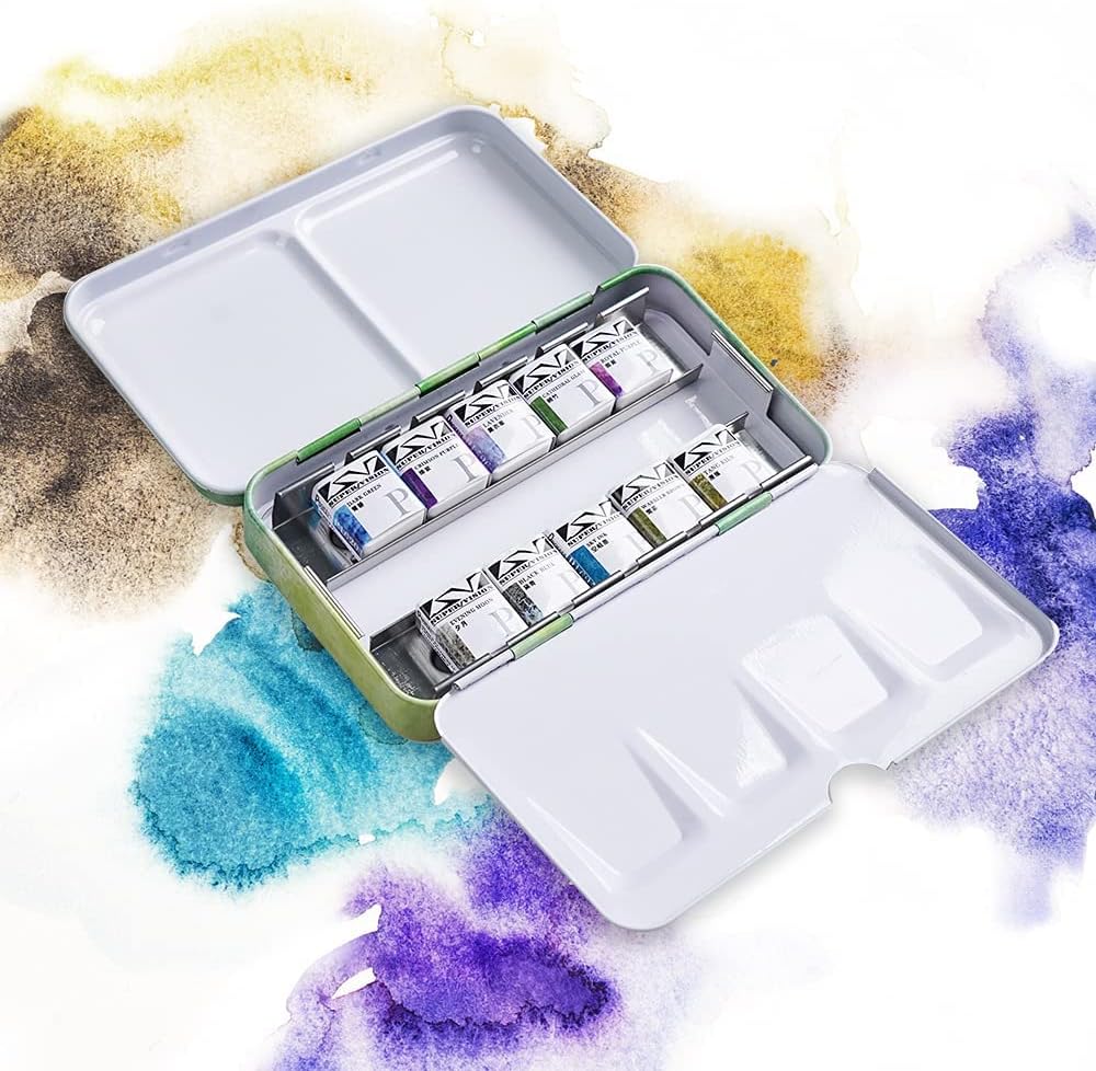 最新入荷 Super Vision 水彩絵の具 分離色 透明水彩 10色 セット 固形水彩 ハーフパン 分離系 パレット イラスト 漫画 ホビー 画材 えのぐ アーティスト 絵の具 特殊色 スーパービジョン 分離色10色 Goldandsilver Org