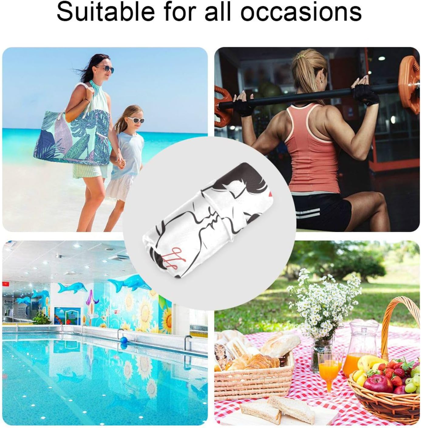 Valentine Lover washable dirty clothes bag 2 Pack wet bag for swimsuit with handles for baby diapers, gym