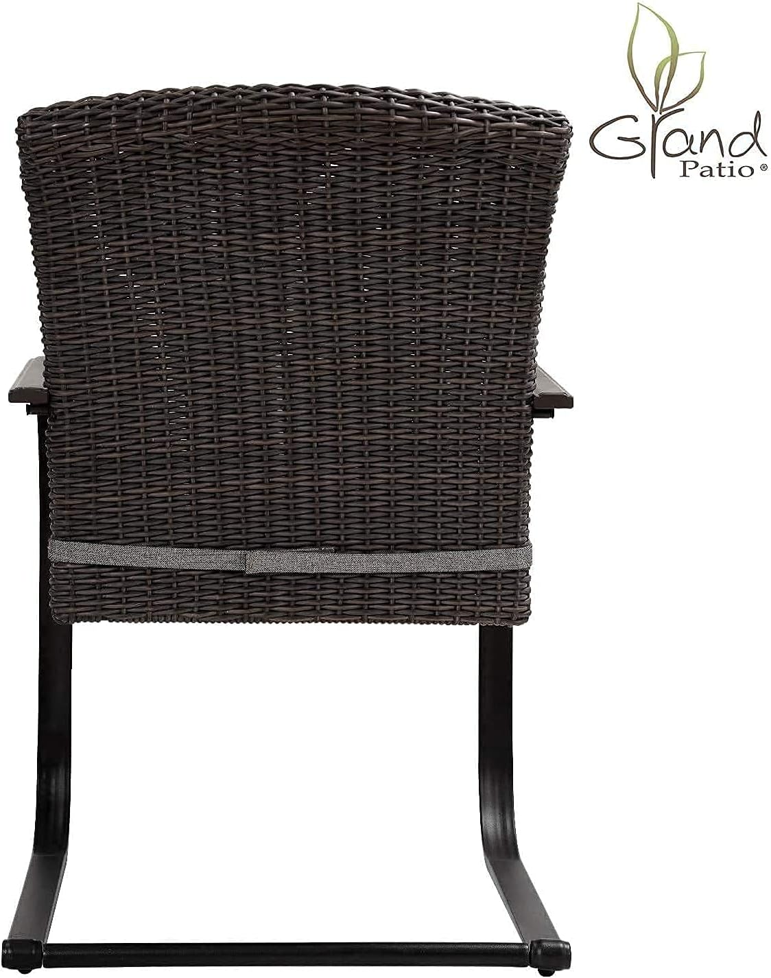 Buy Grand Patio Outdoor Patio Seating Conversation Set Spring Motion Wicker Dining Chairs Set Of 2 Online In Indonesia B088kbck71