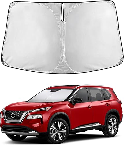 Miniatura 318 de EcoNour Parasol para parabrisas Rivian R1S / R1T 2022-2024 2025 2026, visera solar para parabrisas delantero y ventana, bloqueador de calor UV