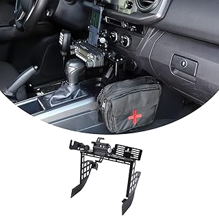 TongSheng Car Central Control Multifunction Expand Mobile Phone Bracket/Based + Walkie Talkie Bracket for Tacoma 2016 2017 2018 2019 2020 2021 2022 (Mobile Phone Bracket)