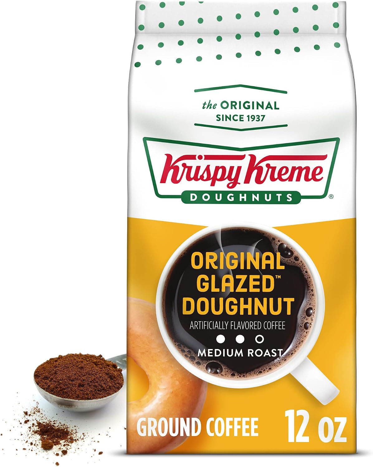 Krispy Kreme Original Glazed Donut Ground Coffee (12oz)