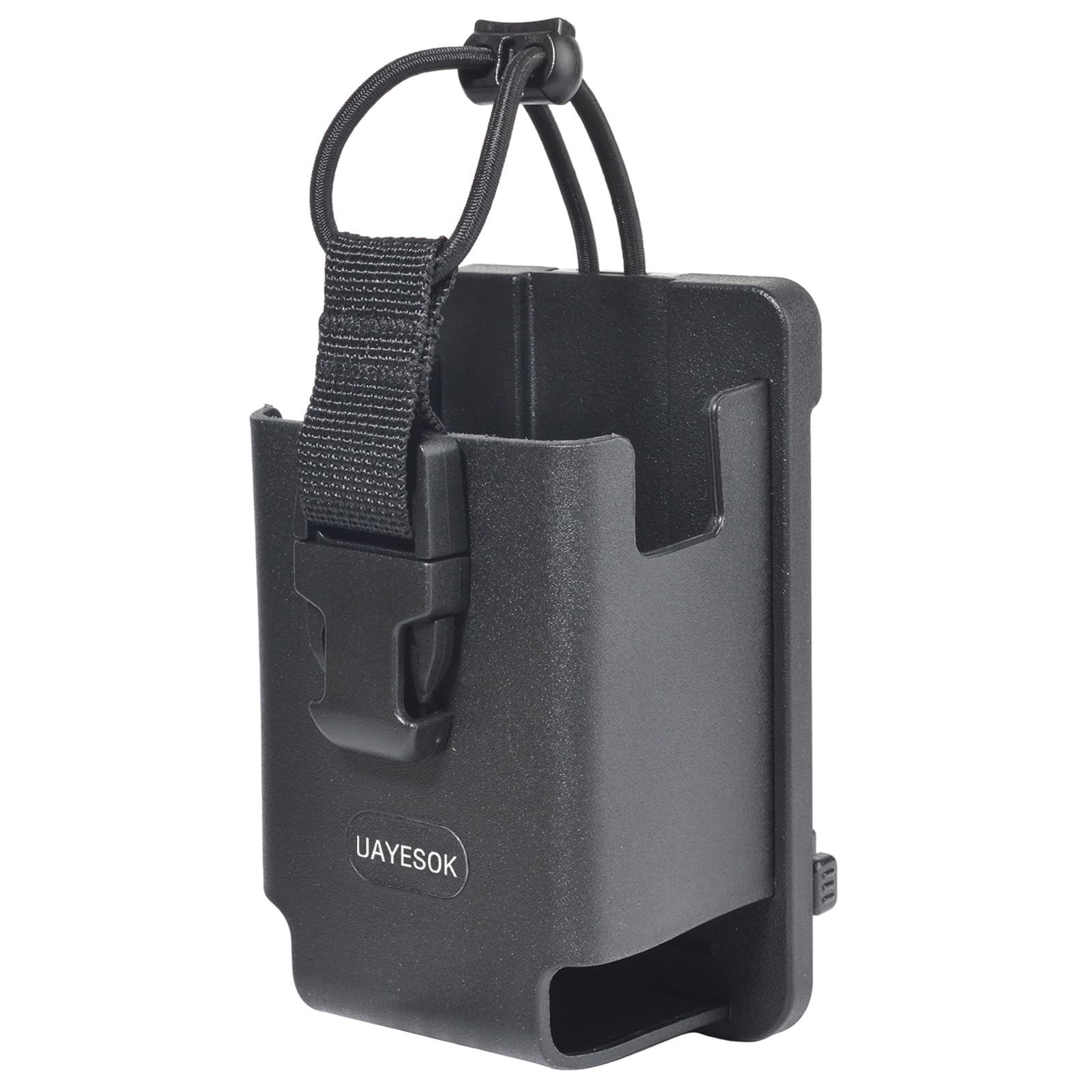 UAYESOK TC-3H MOLLE & Duty Belt Radio Holster Bag, Universal TPU Police Tactical Vest Carry Bag for Baofeng uv-5r uv32 Kenwood Motorola APX6000 APX 8000, Compact & Quick Release-picture-26