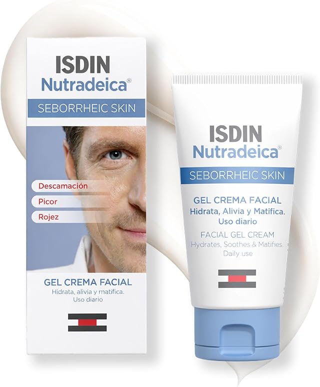 ISDIN Nutradeica - Gel-crema facial indicado para el tratamiento del exceso de s