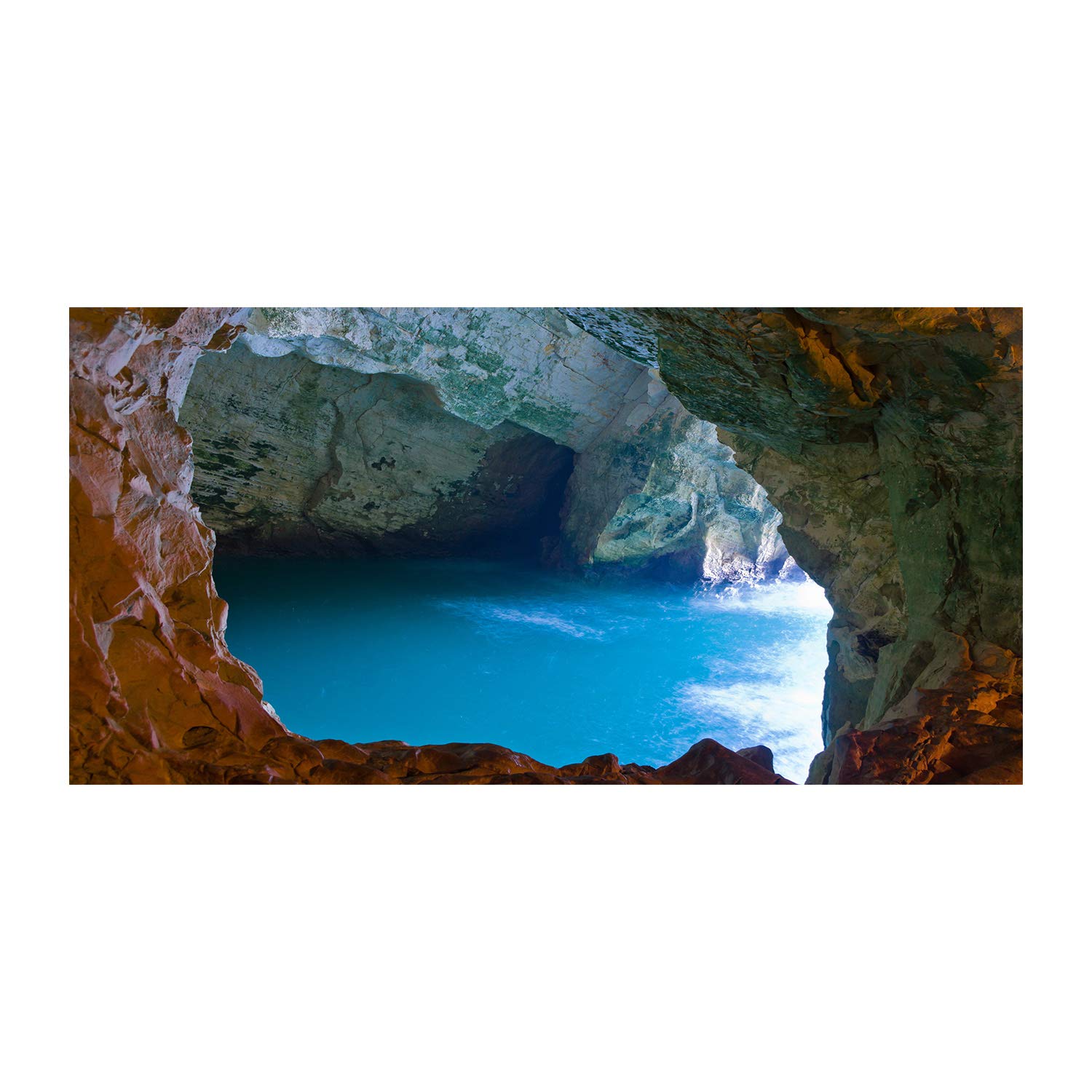 Image verre plastique Cueva Del Mar Tulup 120x60cm tableau incassable