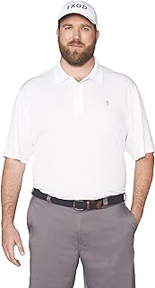 Men's Big and Tall Performance Golf Grid Polo