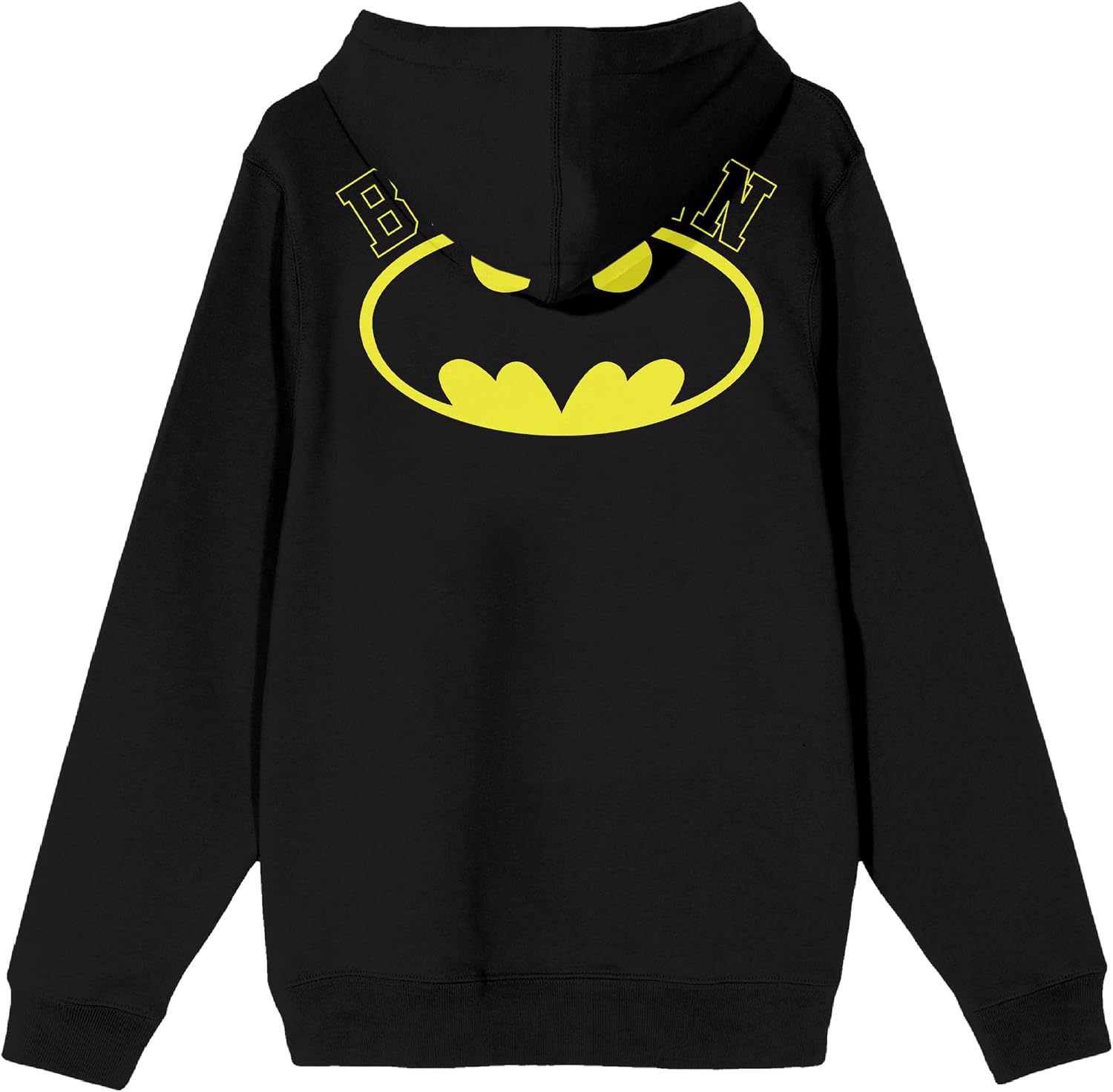 DC Comic Book Batman Logo Men's Black Hooded Sweatshirt