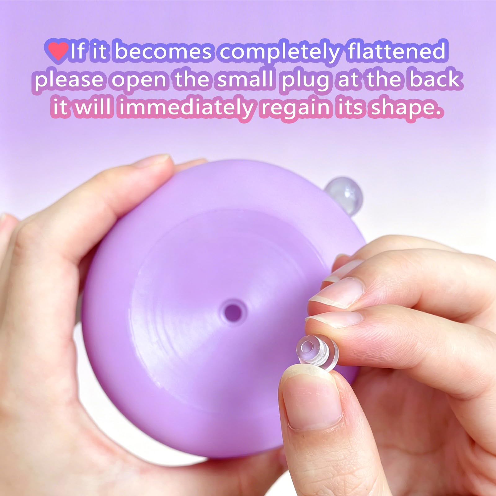 2026 Upgrade Dumpling Squishy Mystery Box,New Dumpling Squishy Blow Bubbles,Dumplings Stress Balls Fidget Sensory Balls,Rainbow Dumplings, Cute Anxiety Relief Fidget (Purple) — view 8