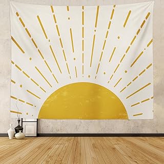 Sponsored Ad - Boho Sun Tapestry Horizontal Sunset Sun rise Vintage Hippie Tapestries Wall Hanging Bedroom Bohemian Abstra...