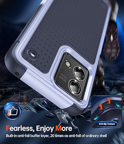 Miniatura 5 de LeYi Funda para Moto Stylus 5G 2023 (XT2315), funda para teléfono Motorola G Stylus 5G 2023 con protectores de pantalla, resistente de doble capa