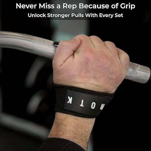 Miniatura 6 de ROTK - Correas de levantamiento de pesas para hombres de 22 pulgadas acolchadas para levantamiento de pesas y correas de gimnasio para hombres