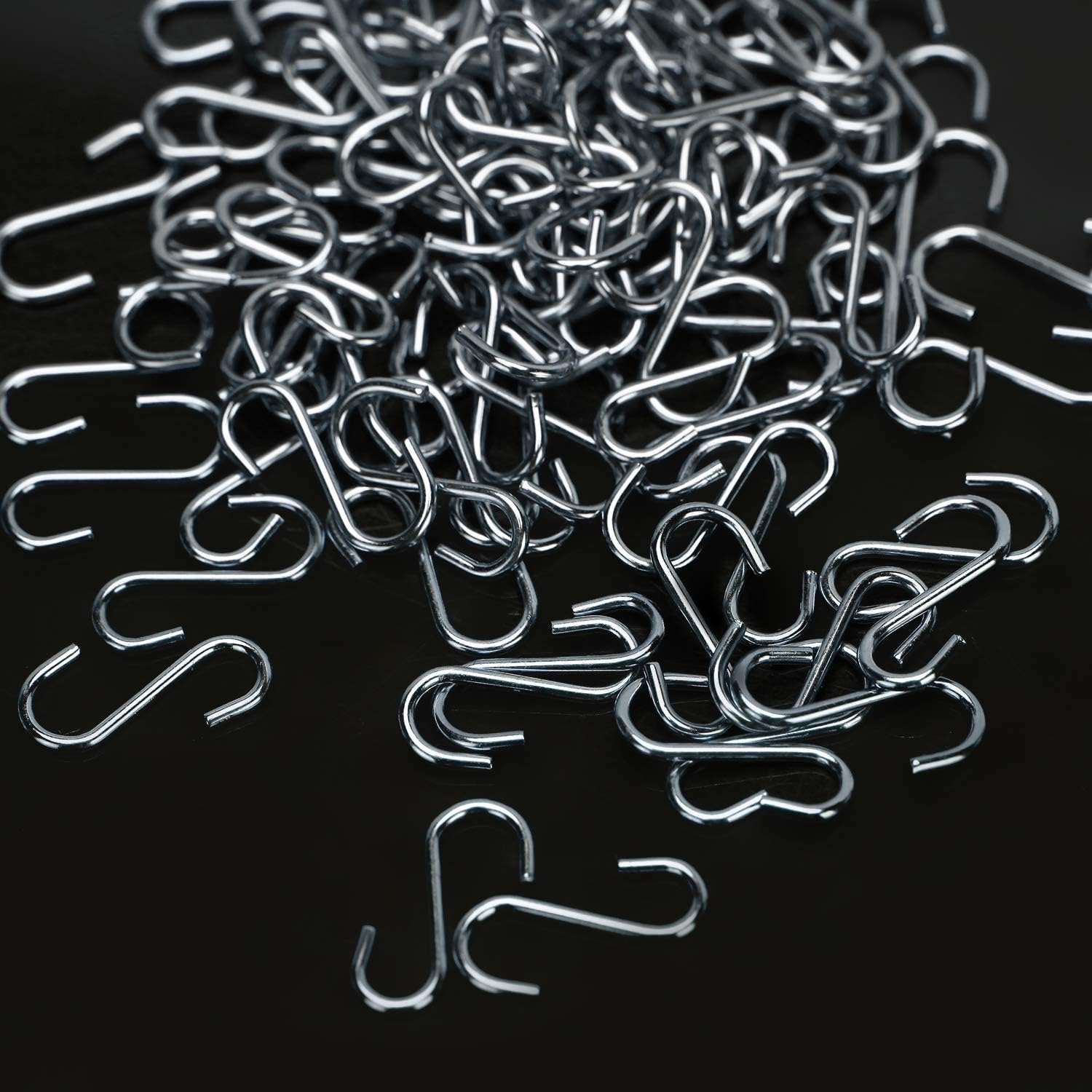 100 Pieces 1/2 Inch Mini S Hooks Small S Hooks Stainless Steel S Shaped Hooks for Ornaments, Jewelry and Hanging (Silver) - Image 5
