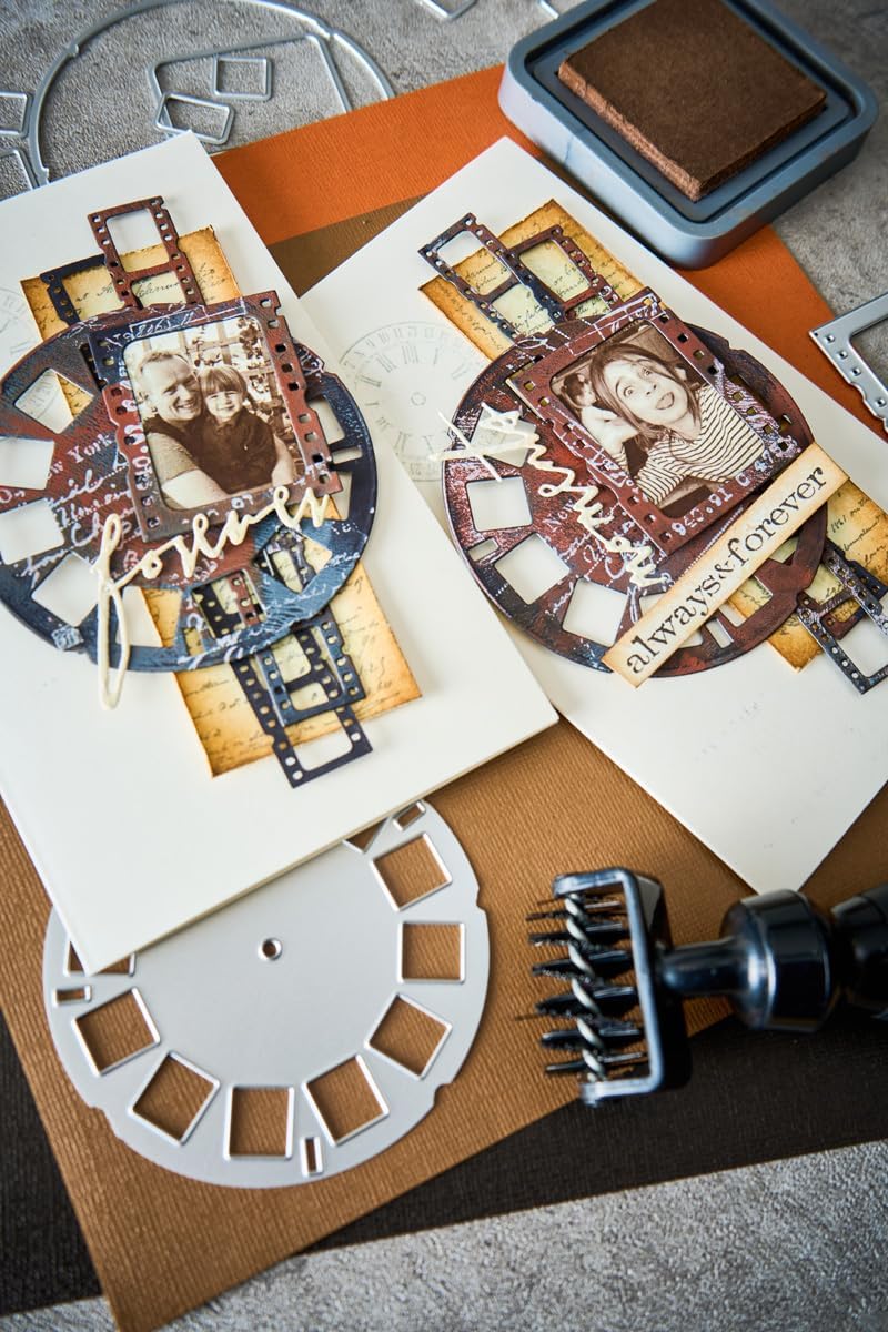 Sizzix Thinlits Die Set, Vault Picture Show by Tim Holtz, 15 Cutting Dies