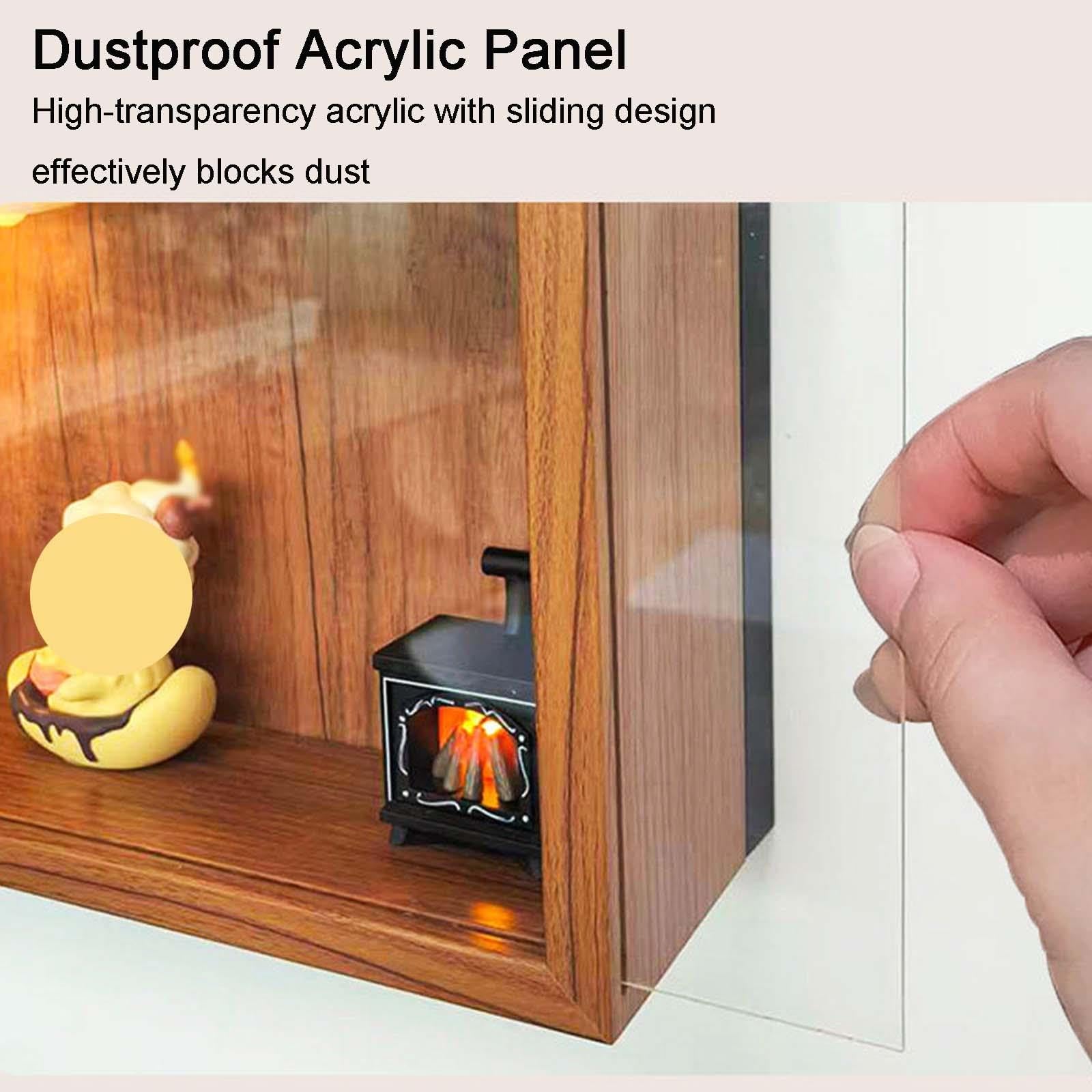 Multifuncional Tapa Contador Luz Decorativa con Luz, Panel Acrílico