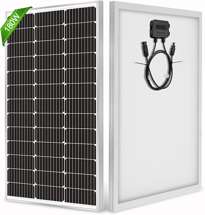 WERCHTAY 180 Watt Solar Panels 24 HighEfficiency 10 BB