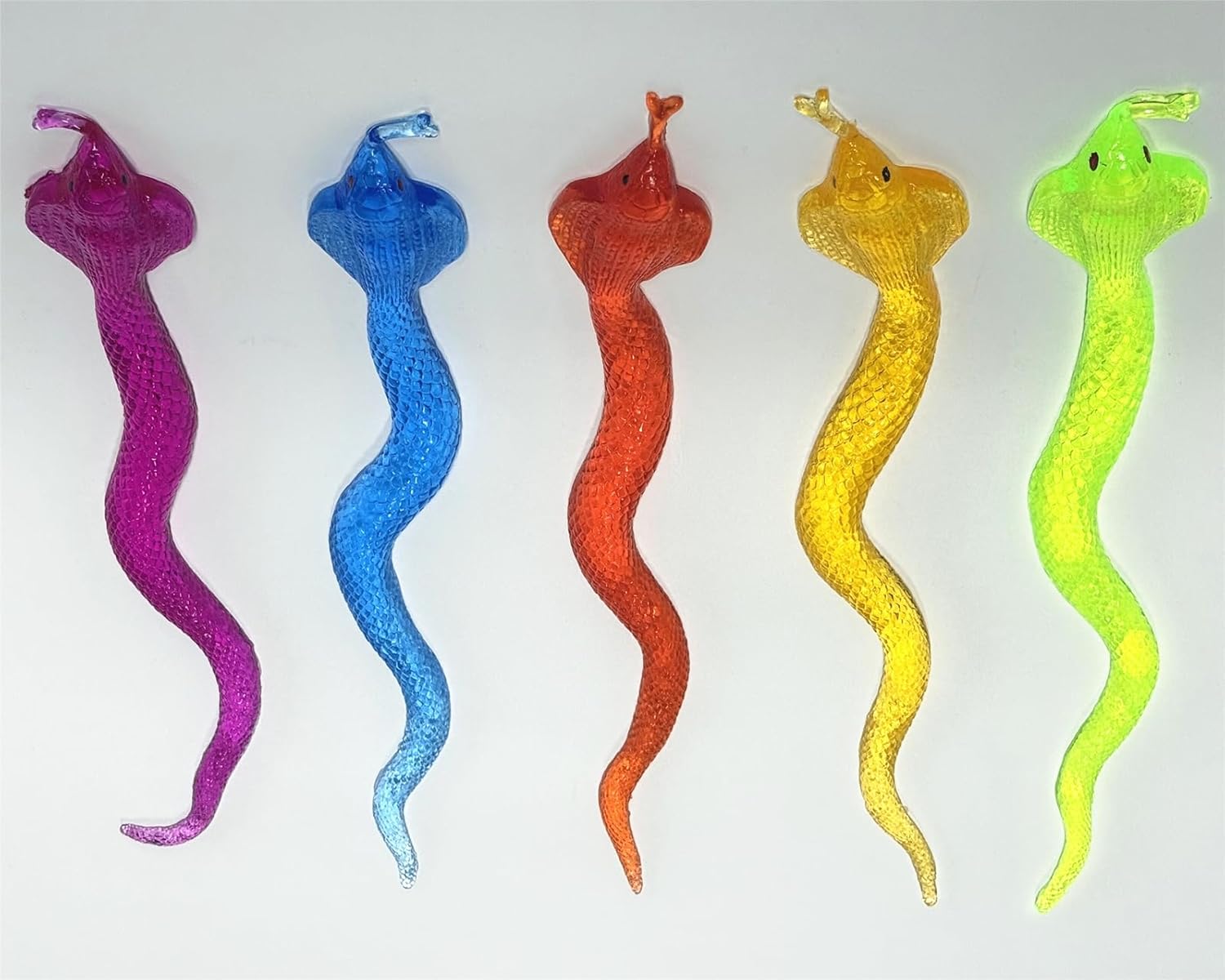 Super Stretch Sticky Mochi Squishy,Kids Party Favors,Stocking Stuffers,Goody Bag Fillers,Easter Basket Stuffers,Kids Birthday Gifts,Classroom Quiet Fidgets Toys (Big Snake, 5)