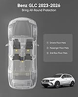 Vista 93 de 3W Alfombrillas de suelo aptas para Benz E-Class 2017-2023 TPE para todo tipo de clima, ajuste personalizado para E300, E320, E400, E350, E63, E550