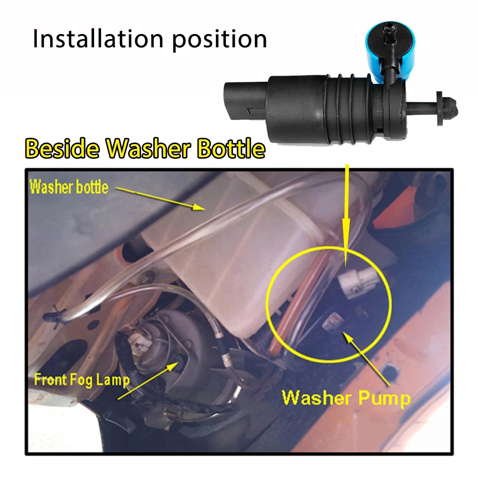 Bomba Limpiaparabrisa Para Seat León MK1 MK2 Ibiza Altea X Toledo Bomba de Agua Parabrisas | Bomba de lavado de agua del limpiaparabrisas delantero